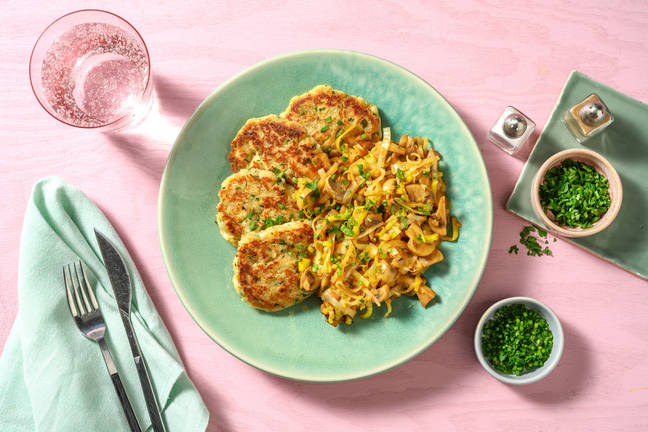 Selbst gemachte Pfannenknödel