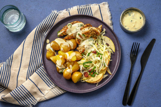 Kremet basilikumkylling