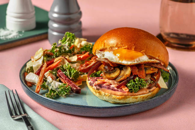 Hurtig baconburger 