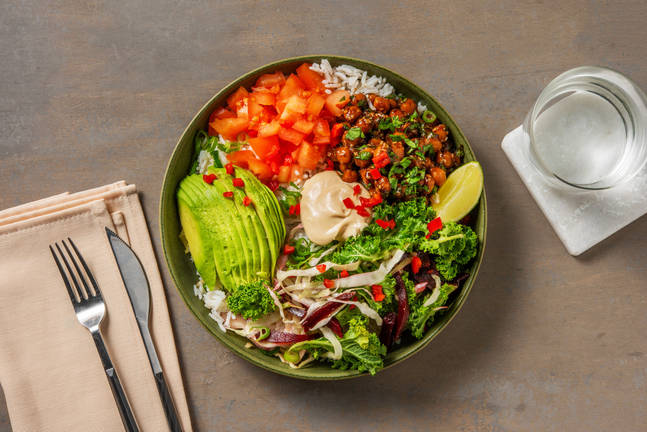 Honungs- och sojaglaserade kikärtor