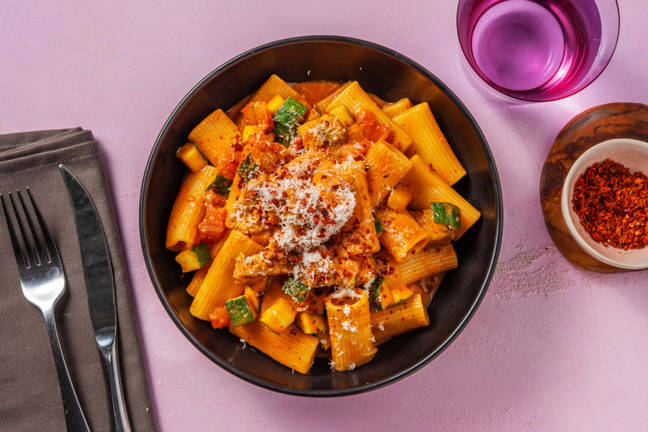 Hurtig cajunkrydret kyllingepasta