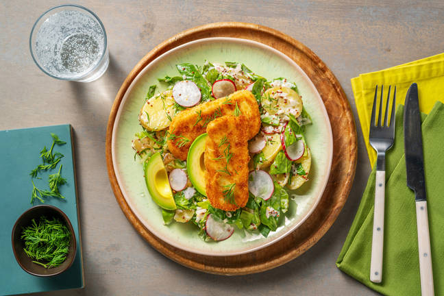 Panert halloumi