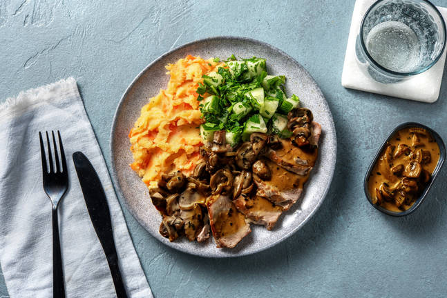 Ovnstegt svinemørbrad