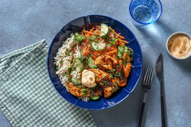 Vietnamesisk kycklingbowl