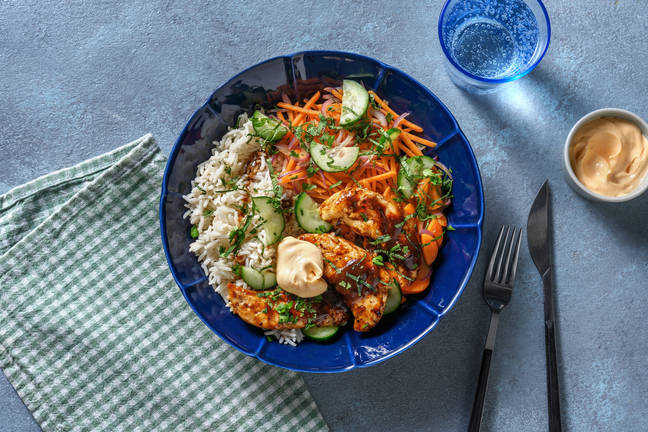 Vietnamesisk kycklingbowl