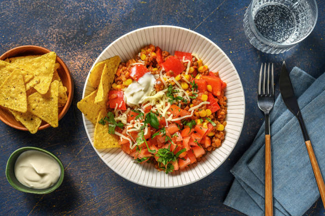 Lättlagad mexikansk-kryddad linsgryta