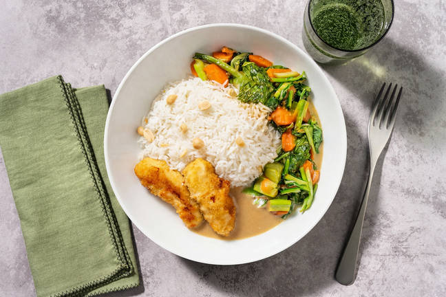 Plant-Based Chick’n & Japanese Curry Sauce