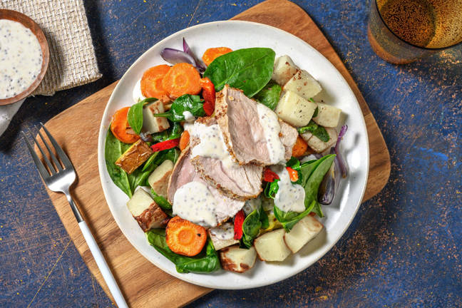 Mandelpanert svinekjøtt