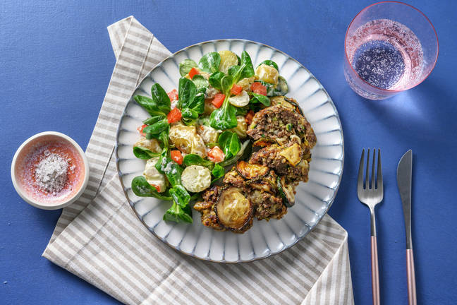 Zelfgemaakt gehaktbrood met Italiaanse kruiden