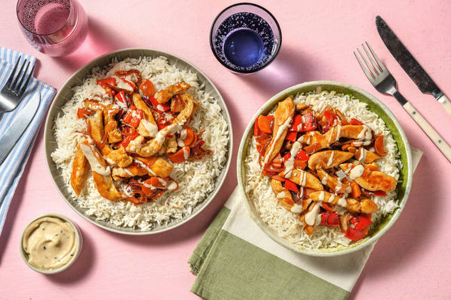 Asiatisk kyllingbowl