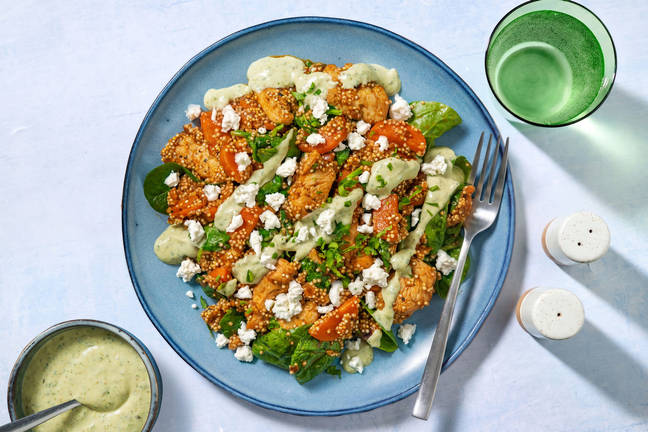 One-Pan Zingy Chicken & Pesto Couscous