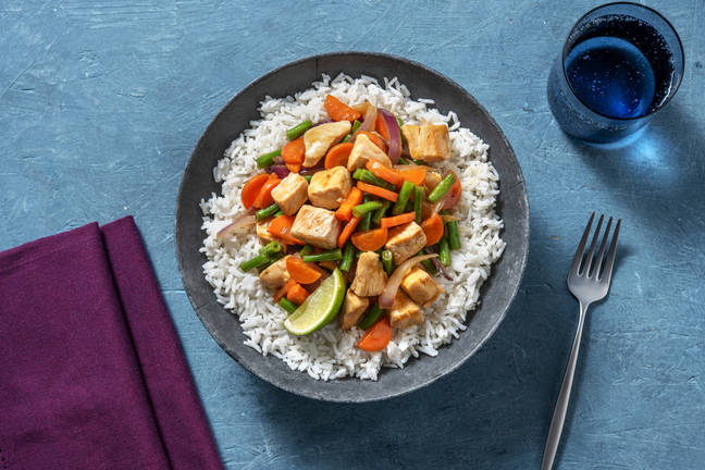 Teriyakistegt svinekød