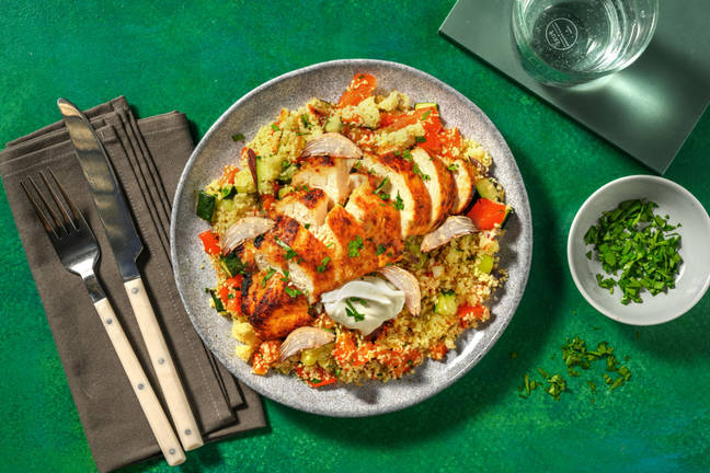 Gresk kylling og couscous