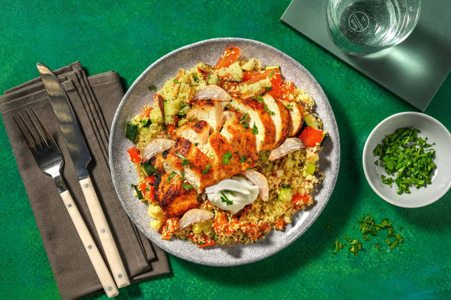 Grekisk kycklingcouscous