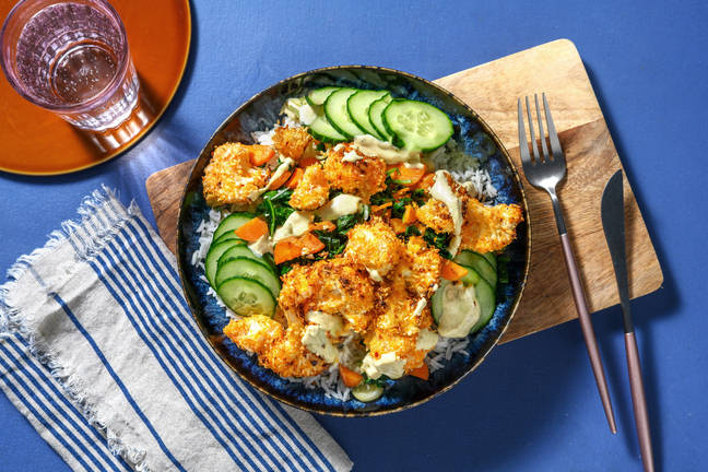 "Bang bang" bloemkool met chilimayonaise