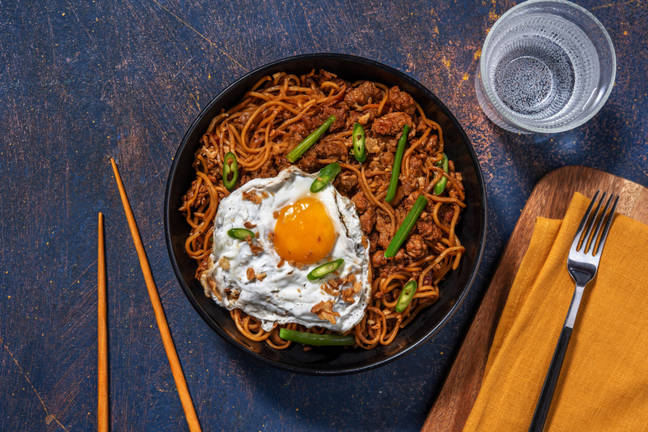 Sticky Umami Pork & Veggie Mie Goreng