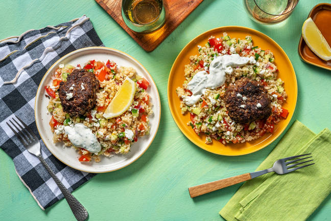 Grekiska nötfärsbiffar