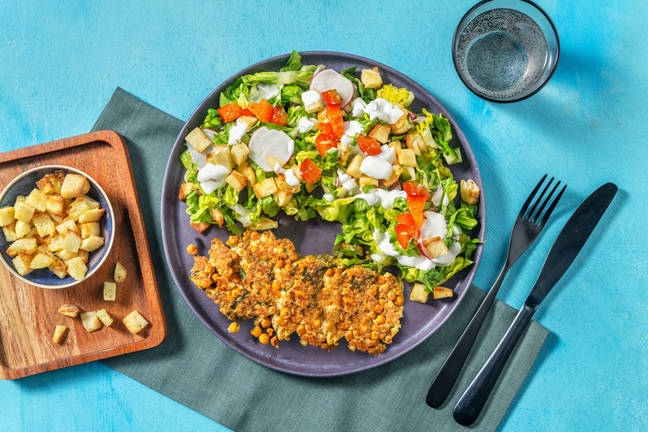 Pannstekta kikärtsfritters