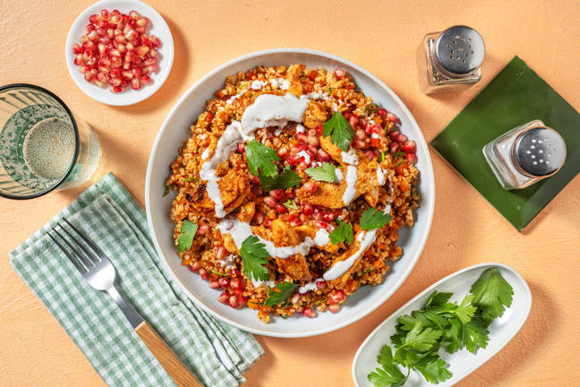 Turkisk kycklingbowl