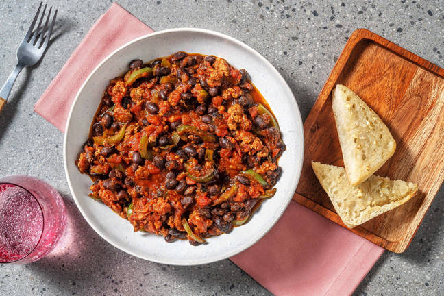 Peri Peri Pork and Black Bean Stew