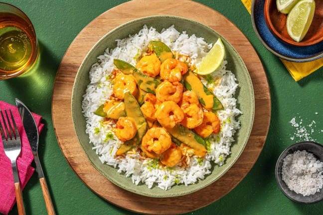 Ultimate Red Thai Style King Prawn Curry 