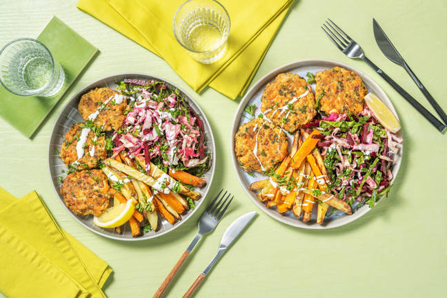 Pannestekte laksekaker