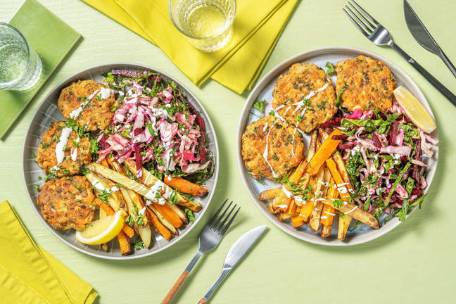 Pandestegte laksekager