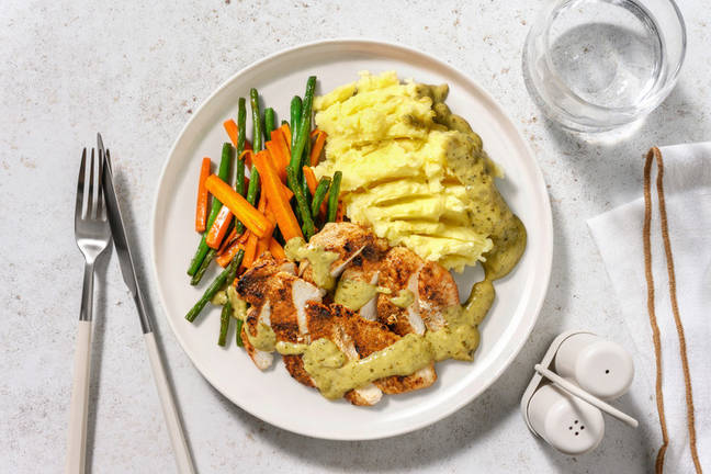 Aussie-Spiced Chicken & Parmesan Mash