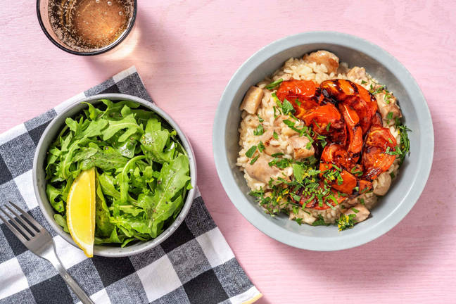 Chicken and Roasted Tomato Risotto