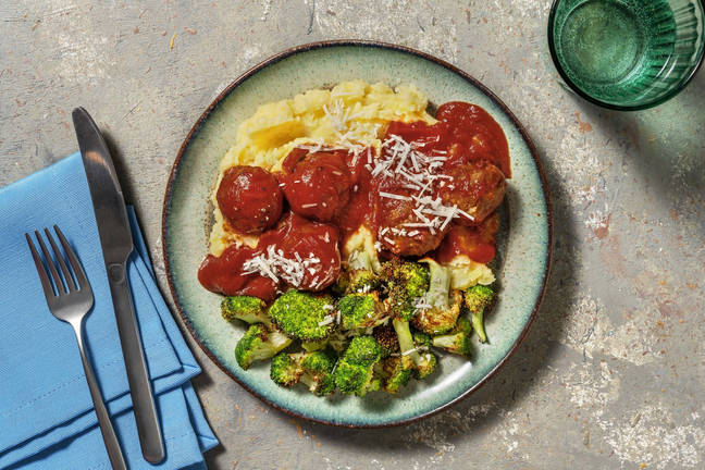 Pork Meatballs in Cajun Tomato Sauce