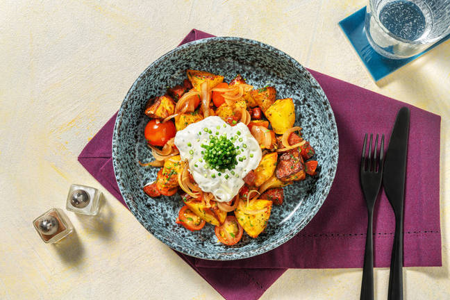 Chorizo and Potato Hash