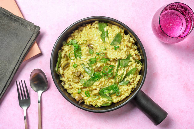 One Pot: Thai-Curry-Risotto 