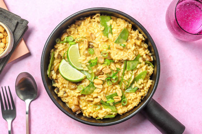 One-Pot Thai-Curry-Risotto 