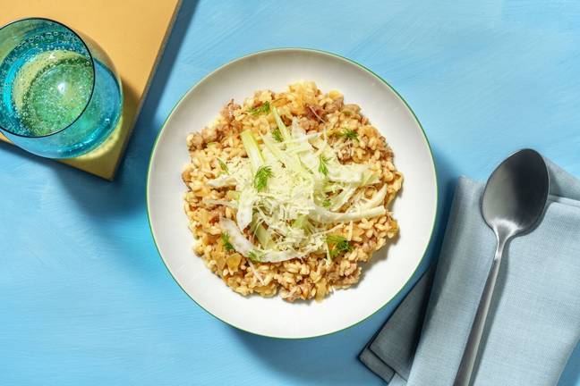 Signature Risotto with Brandt & Levie Sausage