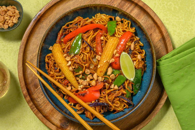 Veggie Peanut Noodle Stir-Fry
