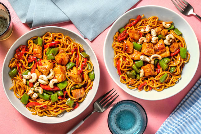 Stir-Fried Hoisin Chicken Noodles