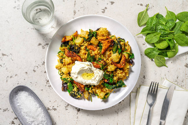 Kippendijreepjes met koolrabi