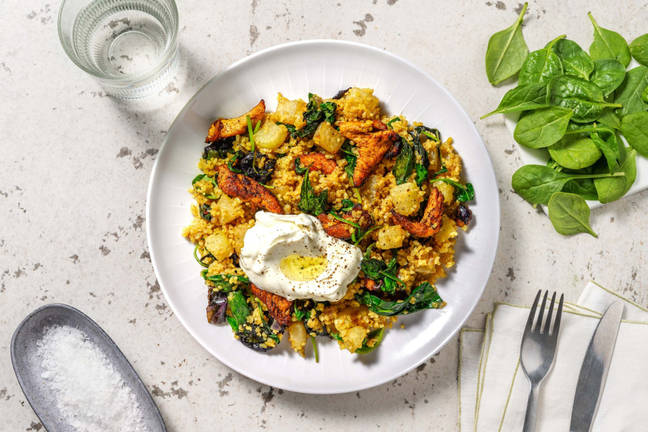 Kippendijreepjes met koolrabi