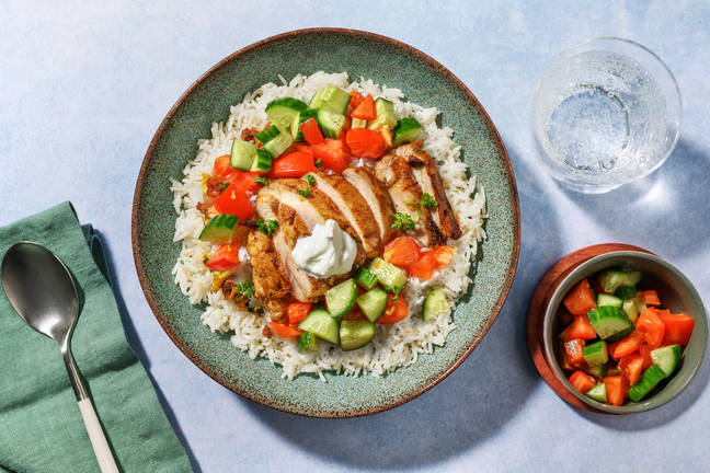 Middle Eastern Chicken & Garlic Rice