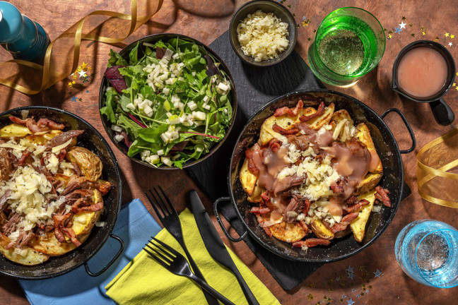 Cheesy Confit Duck Loaded Alpine Frites