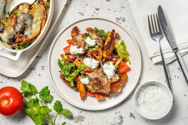 Kapsalon au poulet & sauce à l'ail