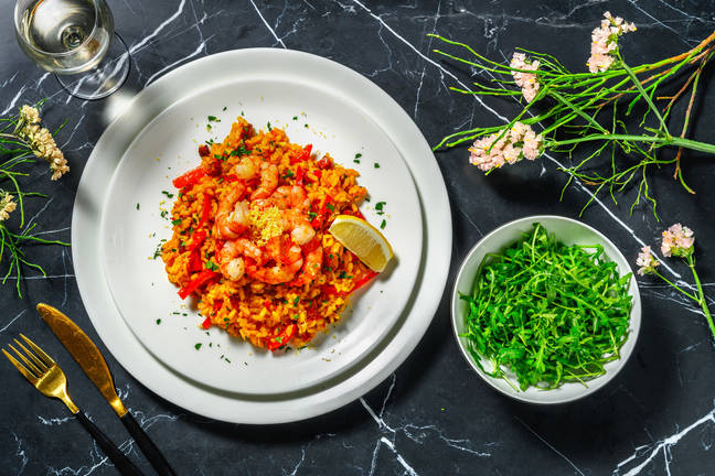 Prawn and Chorizo Paella 