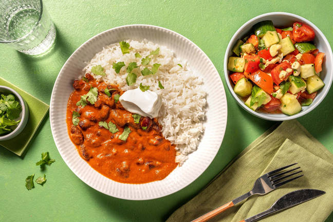 Rød kidneybønnebowl