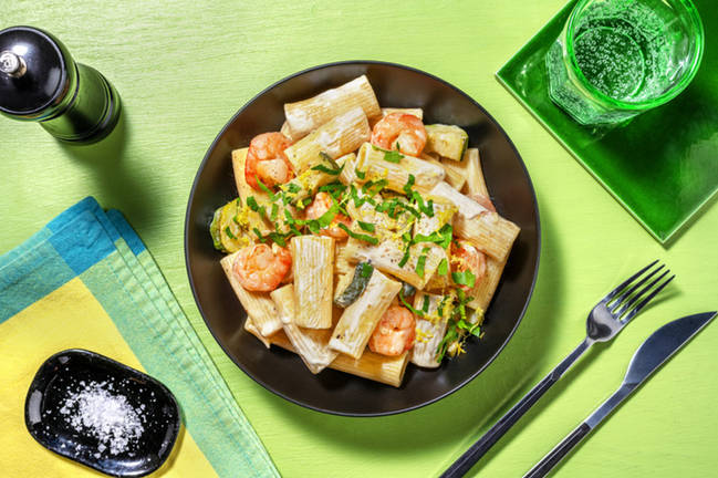 Speedy Prawn Rigatoni