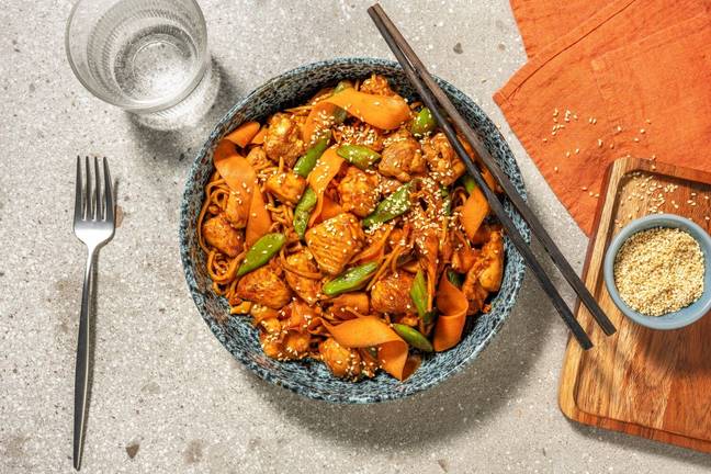 Thai Inspired Chicken Noodles