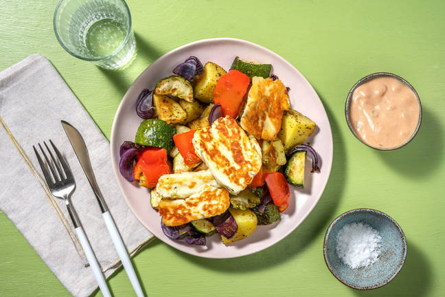 Pan-fried Golden Halloumi