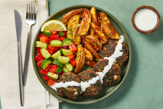 Spinach-and-Feta Beef Patties
