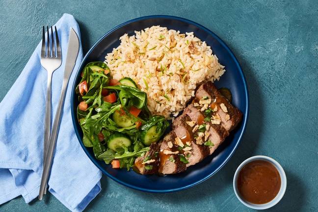 Saigon Top Sirloin Steaks and Tomato Rice