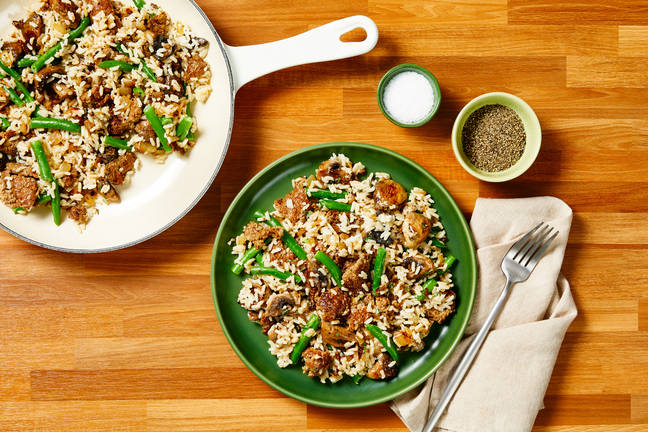 One-Pan Creamy Turkey Dinner