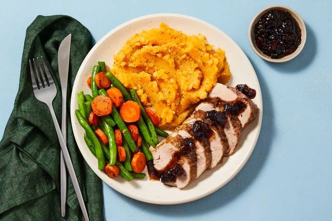Balsamic-Cranberry Pork Tenderloin